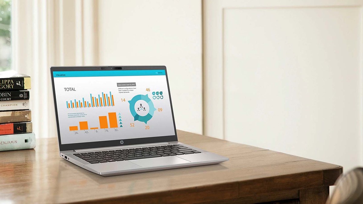 Laptop HP Probook 430 G8 51X37PA thiết kế mỏng nhẹ, RAM 8GB