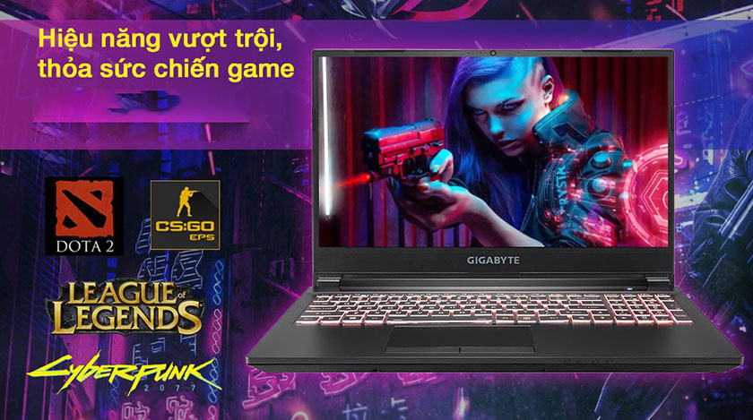 Hiệu năng Laptop Gigabyte