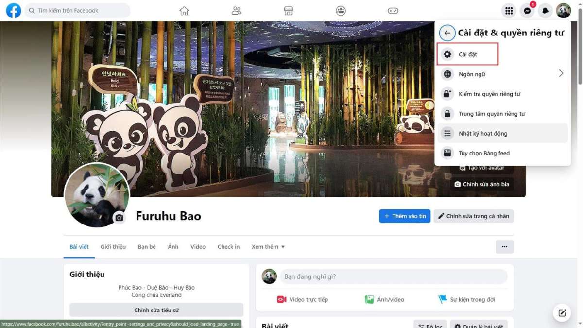 Cách kiểm tra lịch sử đăng nhập Facebook trên máy tính bước 2