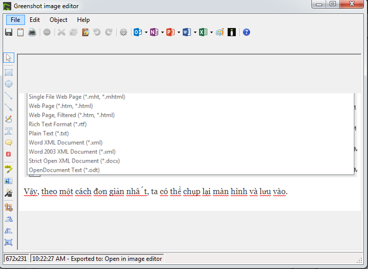 Phần mềm Greenshot