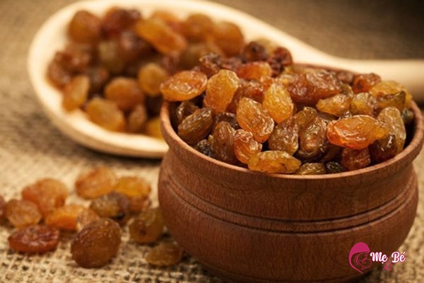 Nho khô tốt cho bà bầu