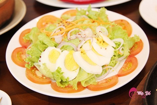 Salad trứng ngỗng - món ăn ngon miệng cho mẹ bầu