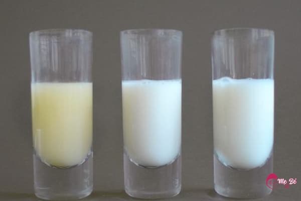 Sữa mẹ màu trắng đục thường giàu dinh dưỡng