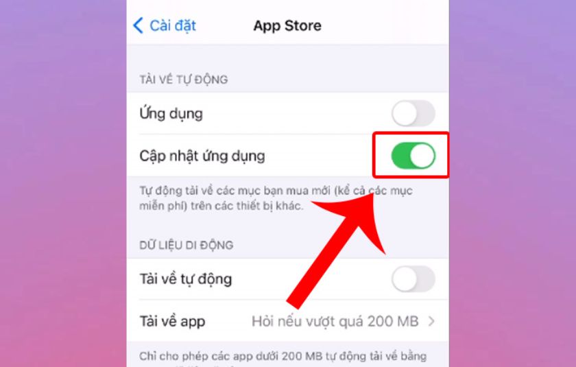 Cập nhật phần mềm Messenger
