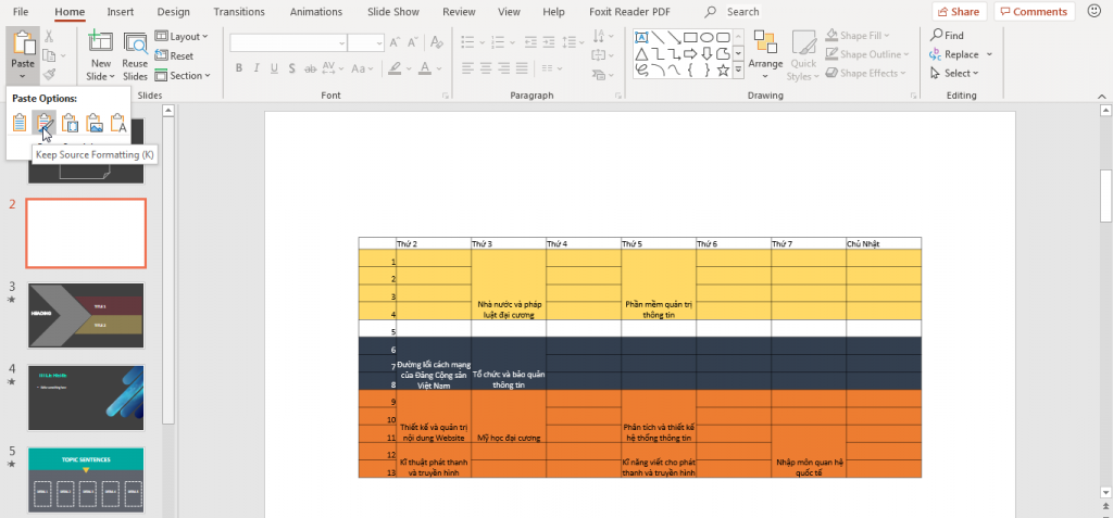 Sao chép dữ liệu Excel giữ nguyên định dạng