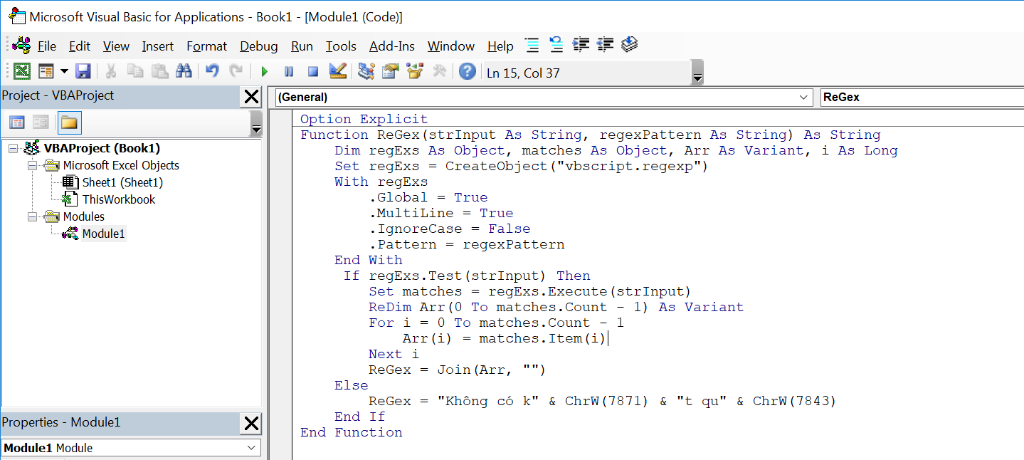 Module VBA