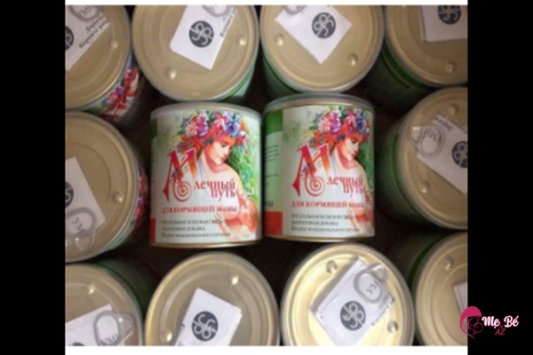 alt text: Nhiều hộp ngũ cốc lợi sữa Nga Milky Way