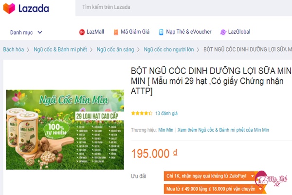 Ngũ Cốc Lợi Sữa MinMin: Đánh Giá Chi Tiết Từ Chuyên Gia