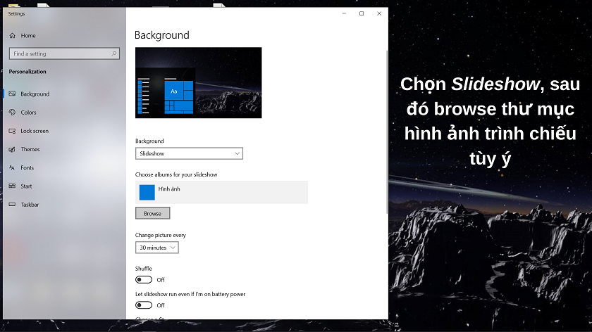 Hình nền trình chiếu