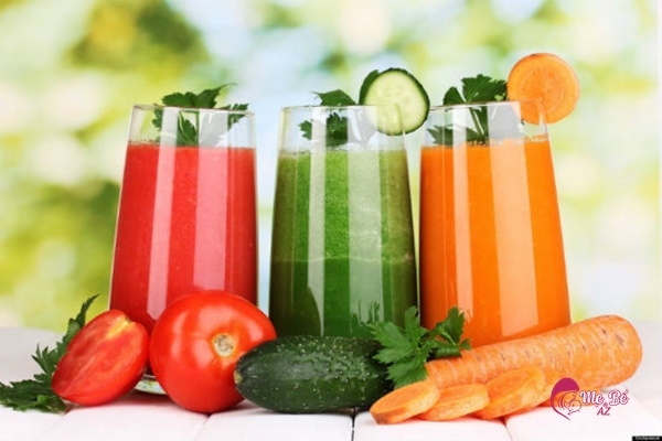 Sinh tố và nước ép tốt cho bà bầu