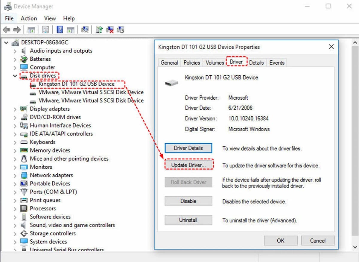 Khắc Phục Lỗi Ổ Cứng Bị Unallocated: Hướng Dẫn Chi Tiết Cập nhật driver