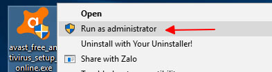 Cài đặt Avast Free Antivirus