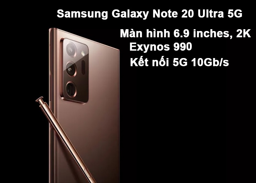 Samsung Galaxy Note 20 Ultra 5G với kết nối 5G