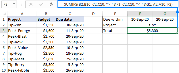 Cách Tính Tổng Giá Trị Giữa Hai Ngày trong Excel Tính tổng với nhiều điều kiện