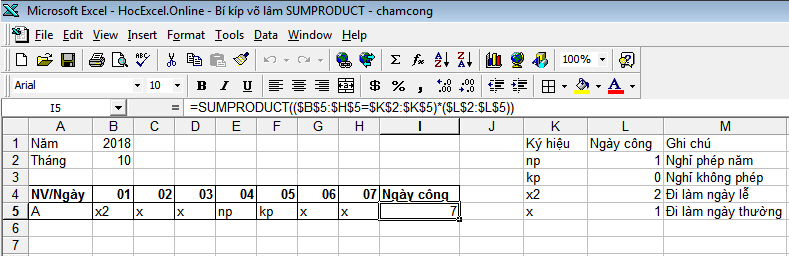 Tìm Hiểu Hàm SUMPRODUCT Trong Excel: Công Dụng Và Cách Sử Dụng Tìm Hiểu Hàm SUMPRODUCT Trong Excel: Công Dụng Và Cách Sử Dụng