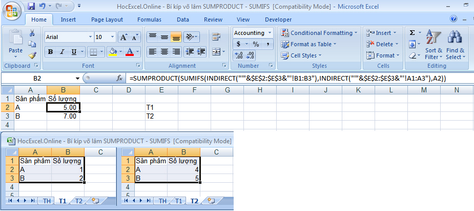 Tìm Hiểu Hàm SUMPRODUCT Trong Excel: Công Dụng Và Cách Sử Dụng Tìm Hiểu Hàm SUMPRODUCT Trong Excel: Công Dụng Và Cách Sử Dụng