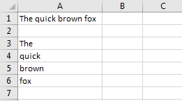 Chuyển từ cột sang hàng