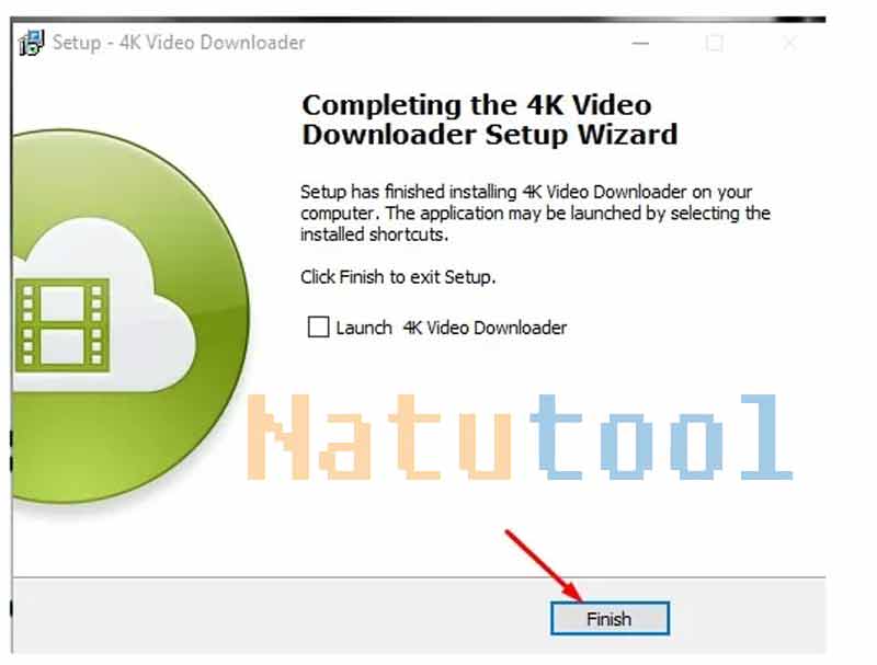 alt text: Hoàn tất cài đặt 4K Video Downloader