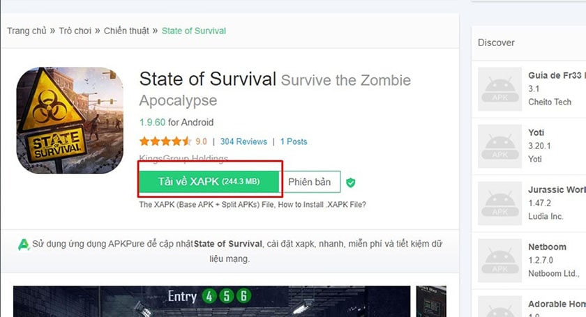 Tải file XAPK từ APKPure