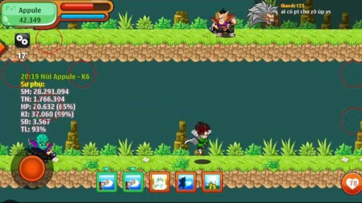 Hình ảnh trong game NRO Blue