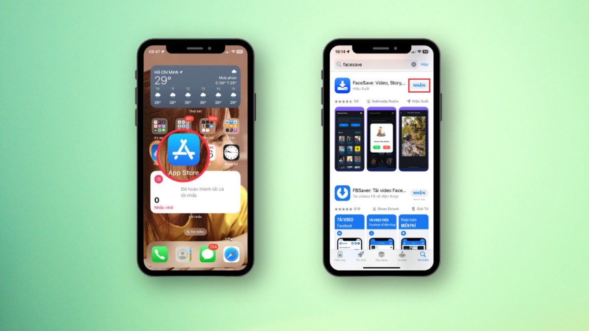 Hướng dẫn tải story facebook về điện thoại