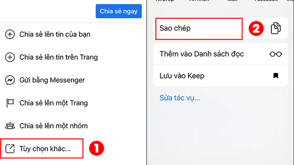 cách tải thước phim facebook Trên iPhone bước 1
