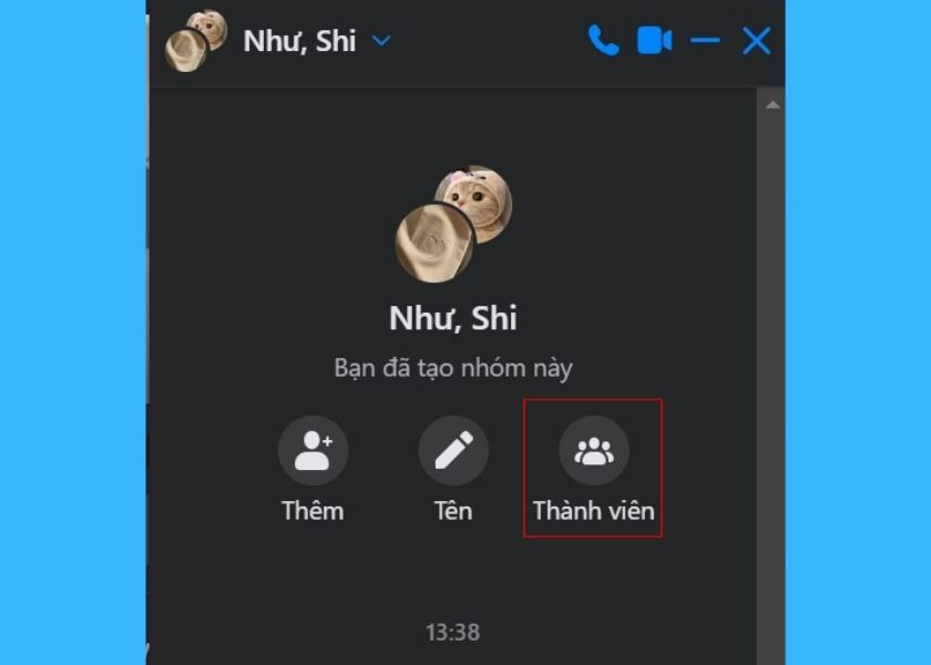 cách quản lý group chat trên máy tính
