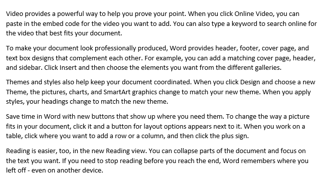 Ví dụ hàm RAND trong Word