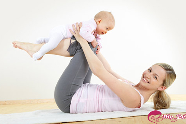 Bài tập giảm mỡ bụng sau sinh