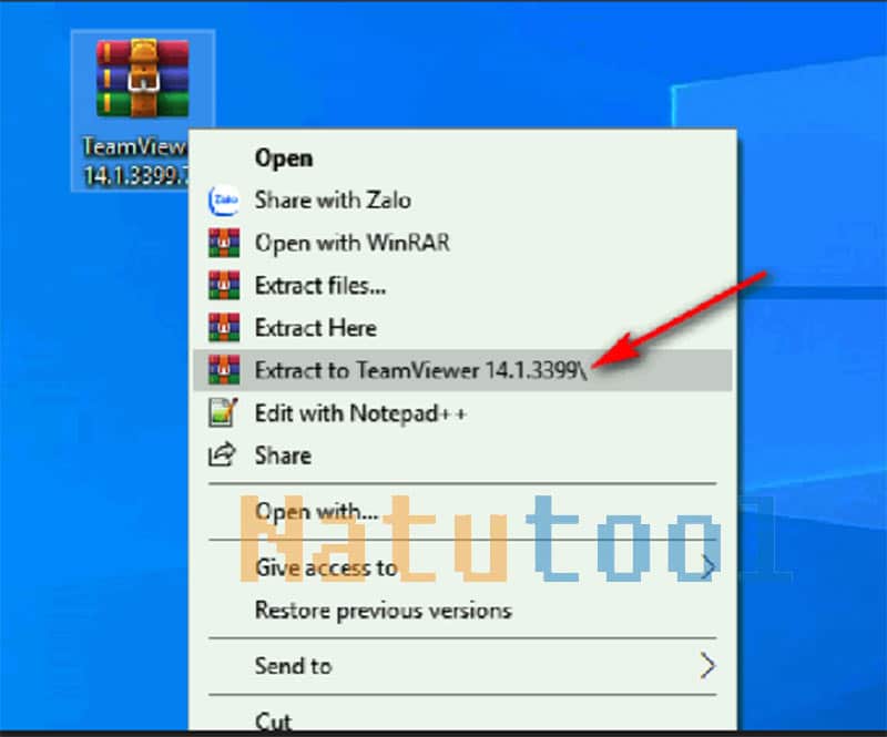 Giao diện cài đặt TeamViewer 14