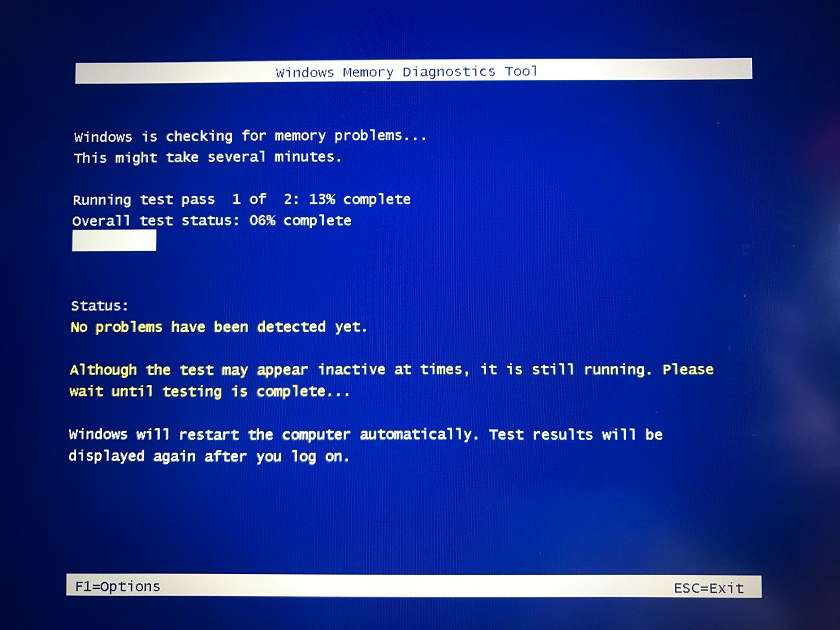Kiểm tra RAM có tương thích bằng công cụ Windows Memory Diagnostic