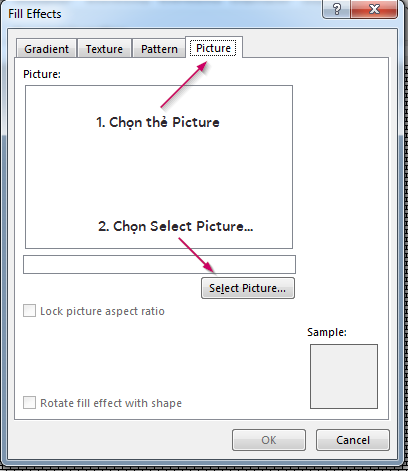 Chọn hình ảnh làm nền trong Word