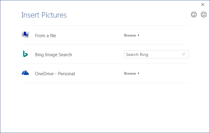 Các tùy chọn nguồn ảnh nền