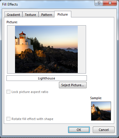 Kết quả sau khi chèn hình nền