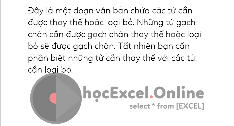 Kết quả sau khi thay thế