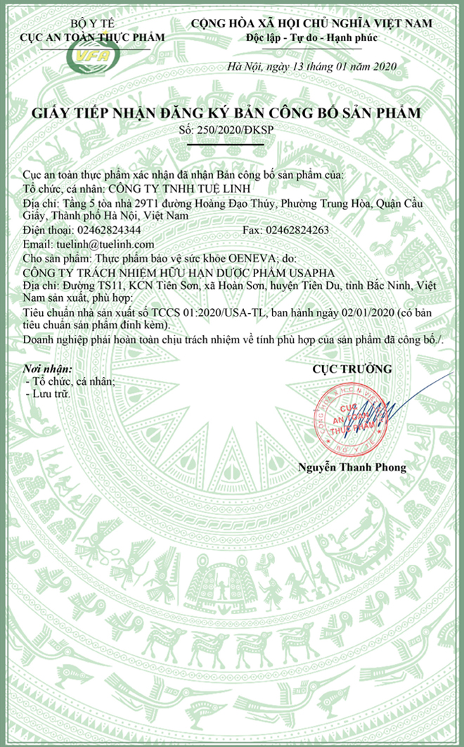 Viên Uống Oeneva: Lợi Ích, Công Dụng và Địa Chỉ Mua Chính Hãng