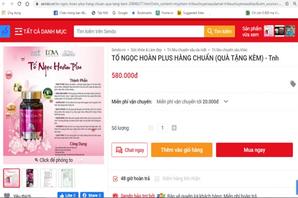 Quảng cáo Tố Ngọc Hoàn Plus