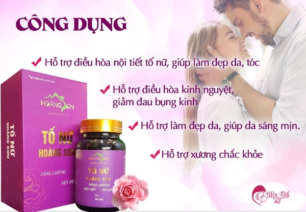 Công dụng viên uống Tố Nữ Hoàng Sơn