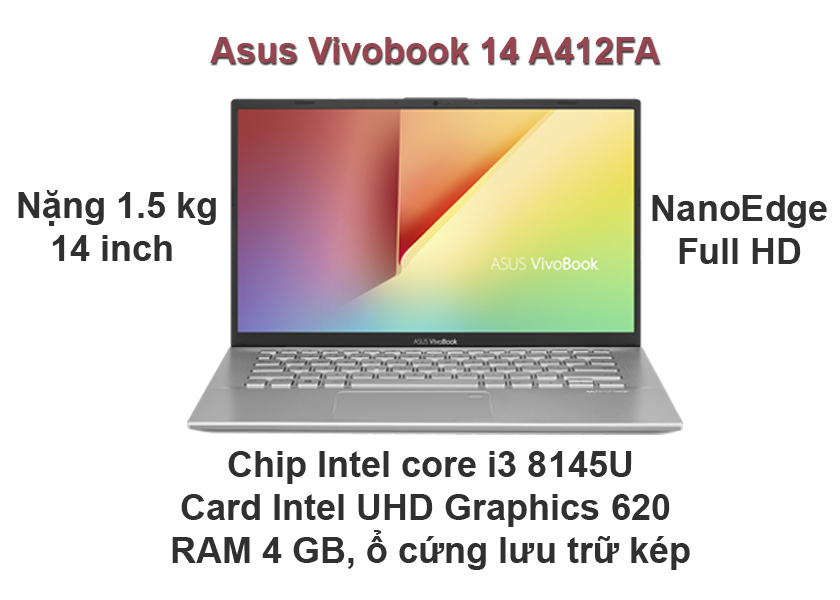 Laptop Asus Vivobook 14 A412FA-EK155T