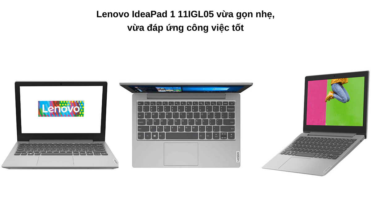 Laptop Mỏng Nhẹ Dưới 10 Triệu Tốt Nhất Hiện Nay Lenovo IdeaPad 1 11IGL05