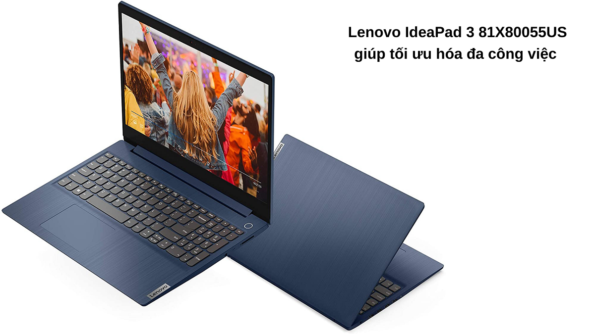 Laptop Mỏng Nhẹ Dưới 10 Triệu Tốt Nhất Hiện Nay Lenovo IdeaPad 3 81X80055US
