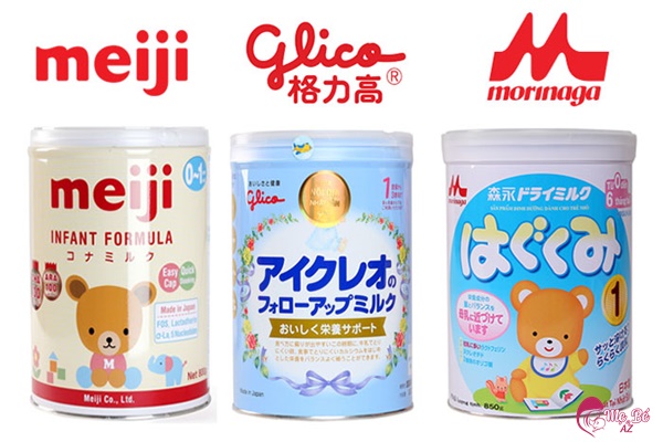 Các loại sữa bột cho trẻ