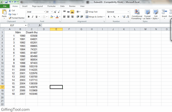 Vẽ Đường Xu Hướng (Trendline) trong Excel