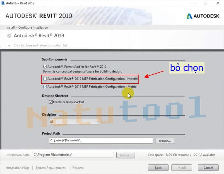 Tùy chọn cài đặt