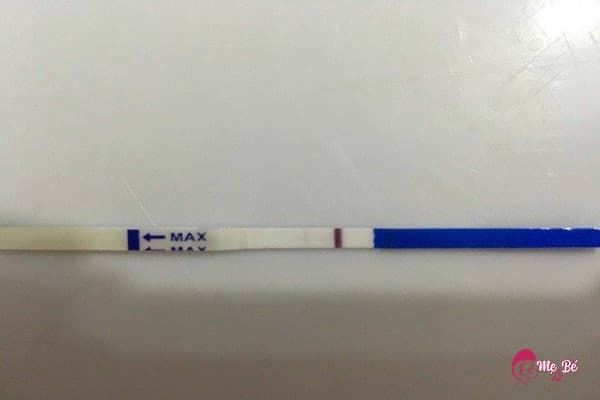 Que thử thai hiển thị 1 vạch