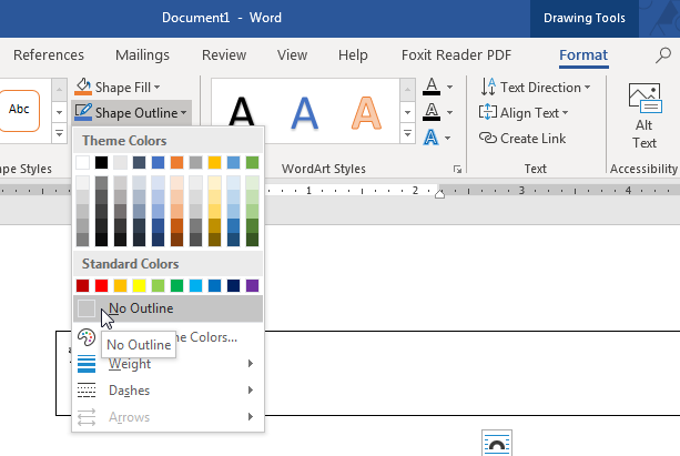 Ẩn đường viền Textbox