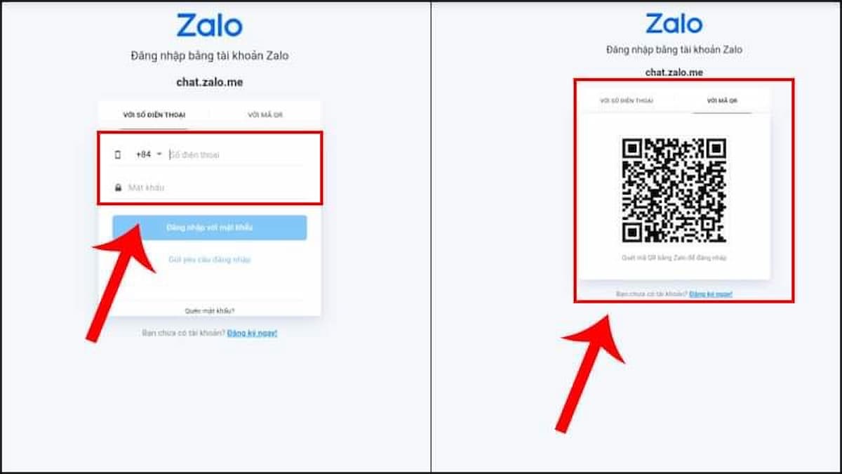 Trang web cho máy tính trên Android