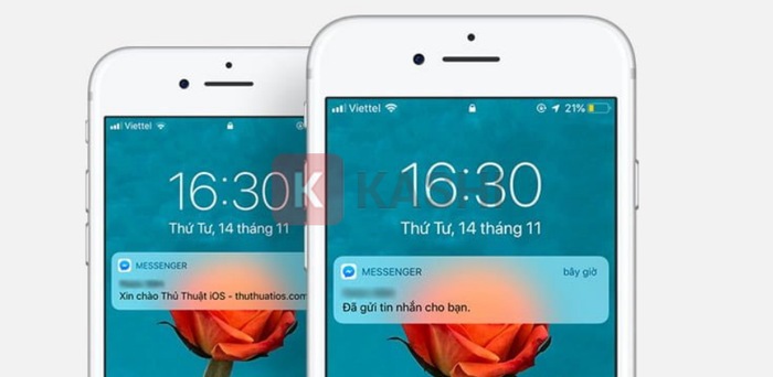 Đọc tin nhắn từ thông báo