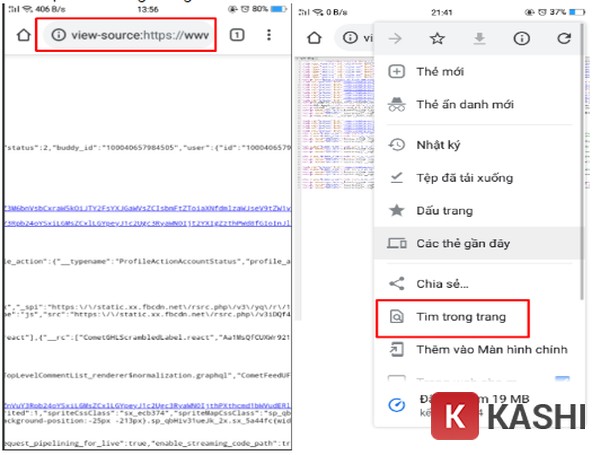 Chọn tìm trong trang