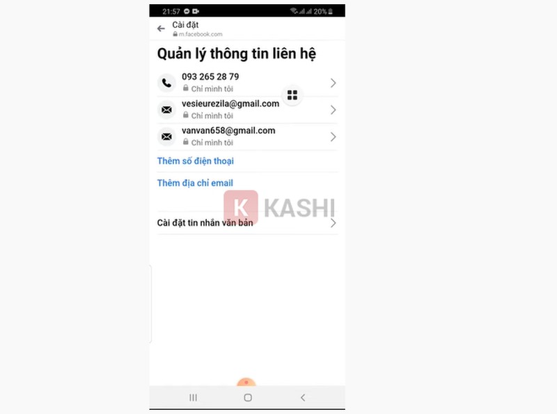 Nhập số điện thoại hoặc email